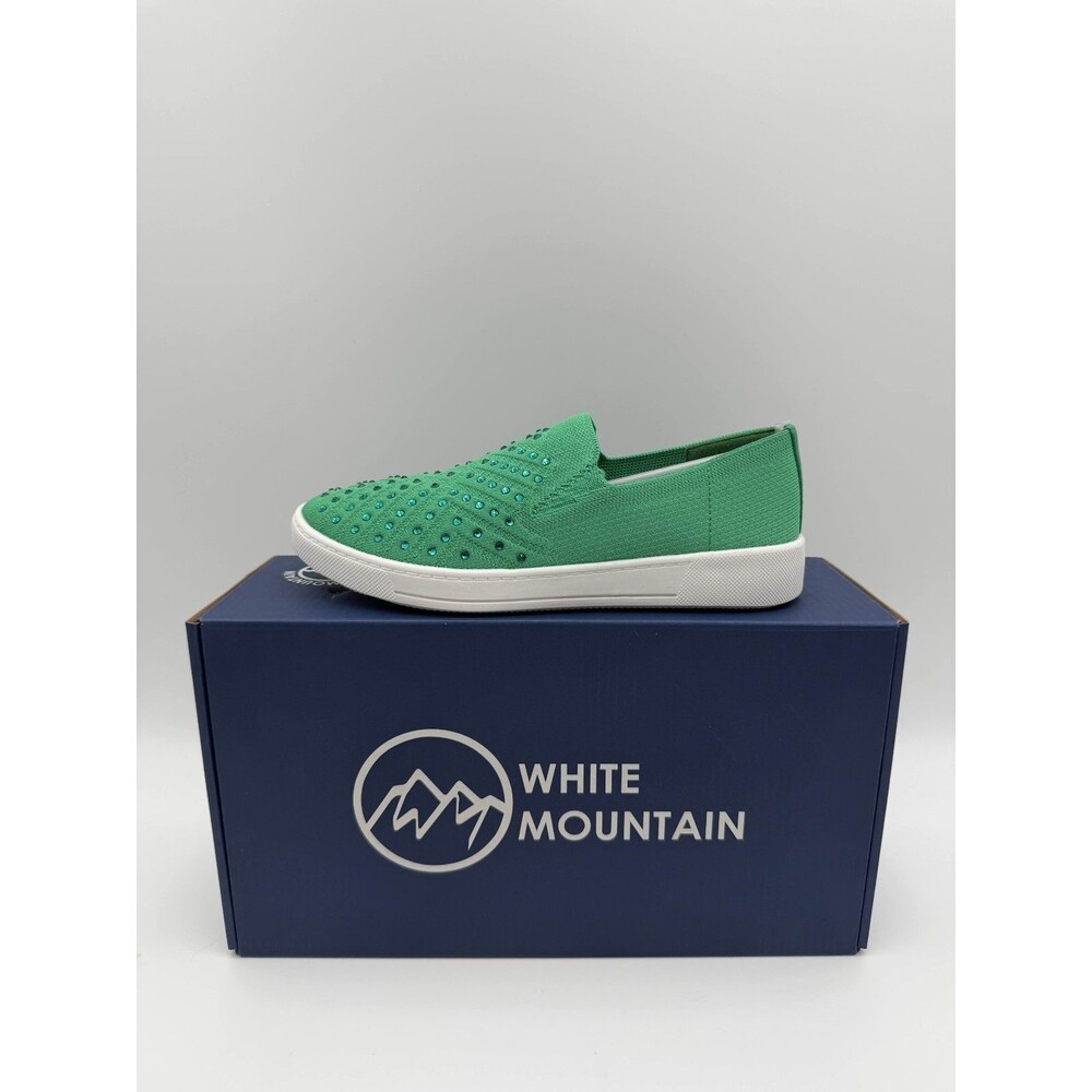 White Mountain Upbring Classic Green Slip On Shoes Women’s Size 6 W35573-316